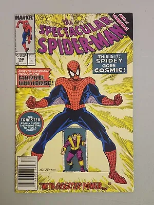 Buy SPECTACULAR SPIDER-MAN #158 NM Newsstand 1990 COSMIC SPIDER-MAN 1ST APP • 4.74£