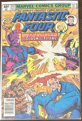 Buy Fantastic Four #212 VF- 7.5 2ND APPEARANCE TERRAX MARVEL COMICS 1979 • 6.33£