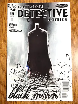 Buy Detective Comics #871 Jock Black Mirror Cover Key VF Snyder Batman 1st Print DC • 43.05£