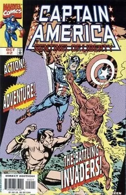 Buy Captain America Sentinel Of Liberty (1998) #   2 Variant Cover (8.0-VF) • 2.25£