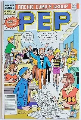 Buy Pep Comics #400 (1985) Archie Leaves Home To Help Writers Make The 400th Issue • 11.19£