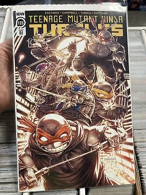 Buy TMNT #125 RI 1:10 IDW Comics 2022 Ninja Turtles  125RI (CA) Santalouco • 23.74£