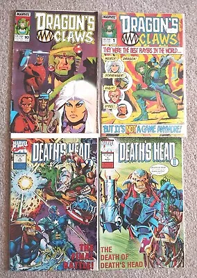 Buy 4 X Death's Head 2 Dragons Claw Comic  Book Bundle Job Lot Marvel 10 4 First  • 4.99£