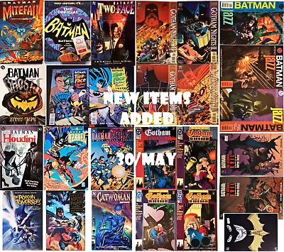 Buy *** MASSIVE COLLECTION OF BATMAN ONE-SHOTs, GNs And TPBs *** MANY VF+/- *** • 2.49£