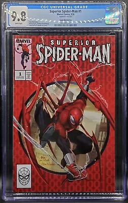 Buy Superior Spider-Man 1 CGC 9.8 Comic Mint Edition. InHyuk Lee ASM 300. #161/200 • 189.71£