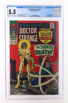 Buy Strange Tales #158 - Marvel Comics 1967 CGC 5.5 1st Full Appearance Of The Livin • 71.58£