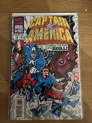 Buy CAPTAIN AMERICA ANNUAL #13 - Vol 1 - March 1994 - Signed Brian Kong - Marvel • 5£