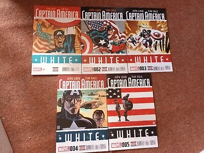 Buy Captain America White 1 2 3 4 5 (1-5) Complete Vfn Marvel Comics  • 20£