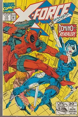 Buy Marvel Comics X-force #11 (1992) 1st Full Domino 1st Print F+ • 8.95£