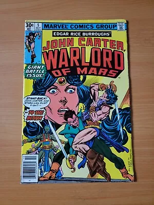 Buy John Carter Warlord Of Mars #5 ~ VERY FINE VF ~ 1977 Marvel Comic • 4.74£