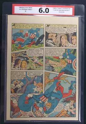 Buy All Winners Comics #9 CPA 6.0 SINGLE PAGE #7/8 Captain America Timely Comics • 103.56£