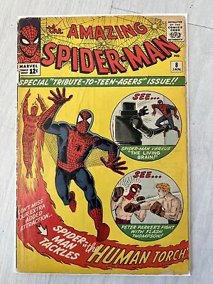 Buy The Amazing Spider-Man #8 (Jan 1964, Marvel Comics) • 400£