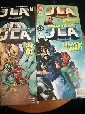 Buy JLA #8,11,12,16 1997/98 Four Issue Lot  • 3.75£