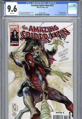 Buy Amazing Spider-Man #622 (2010) Marvel CGC 9.6 White Morbius • 52.03£
