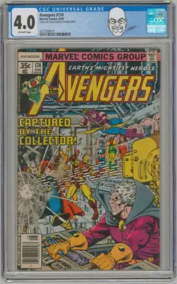 Buy George Perez Pedigree Collection Copy CGC 4.0 Avengers #174 Thor Hawkeye Vision • 80.34£