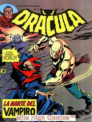 Buy DRACULA MAGAZINE (TOMB OF DRACULA ITALIAN) (1976 Series) #18 Very Fine • 97.29£
