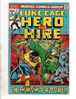 Buy Hero For Hire # 4 Marvel Comics Goodwin Graham 1972 FN- • 12.62£