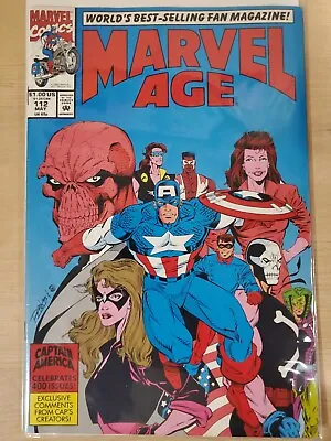 Buy Marvel Age #112 Captain America Celebrates 400 Issues! 1992 Marvel Comics • 4£