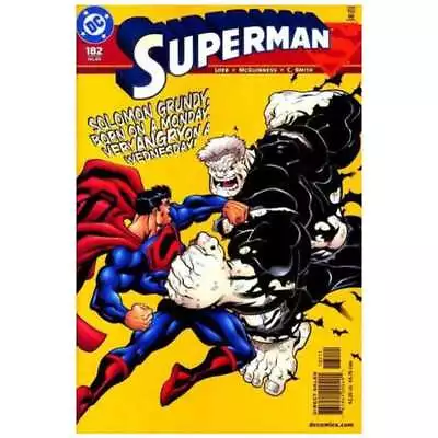 Buy Superman (1987 Series) #182 In Near Mint Condition. DC Comics [n] • 2.94£