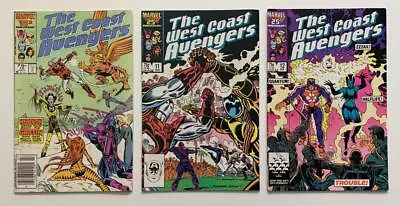Buy West Coast Avengers #10, 11 & 12 (Marvel 1986) 3 X FN To FN/VF Issues • 19.50£