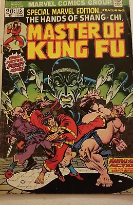 Buy Special Marvel Edition #15 VG 1973 1st App. Shang Chi Movie Key Karate Disney • 124.86£