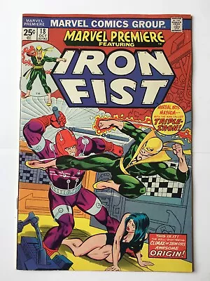 Buy Marvel Premiere #18 VFN- (7.5) MARVEL ( Vol 1 1974) Iron Fist • 22£