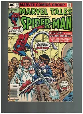 Buy Marvel Tales 108  Aunt May Marries Doc Ock! Rep Amazing Spider-Man 131 1979 VG • 2.34£