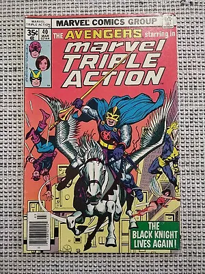 Buy Marvel Triple Action 40 March 1977 (Avengers 48 Reprint) • 4.99£