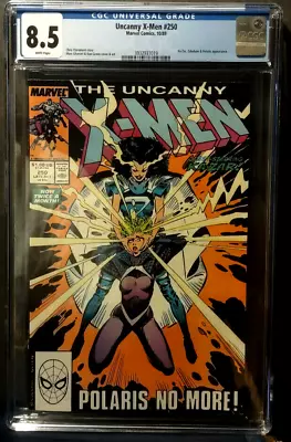 Buy Uncanny X-Men 250  CGC  8.5  VF+   W/ Pages  N/CASE • 23.98£