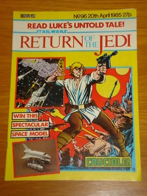 Buy Star Wars Return Of The Jedi #96 April 20 1985 British Weekly Comic • 5.99£