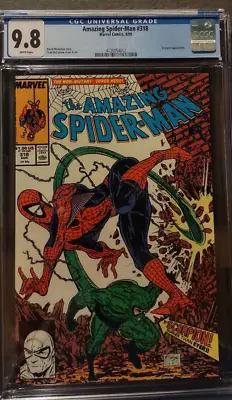 Buy Amazing Spider-Man 318 CGC  9.8 NM/M   W/Pages  N/CASE • 137.98£