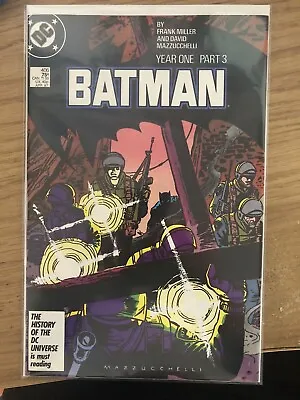 Buy DC COMICS BATMAN #406 Year One Part 3 (1987) 1ST PRINT • 9.95£