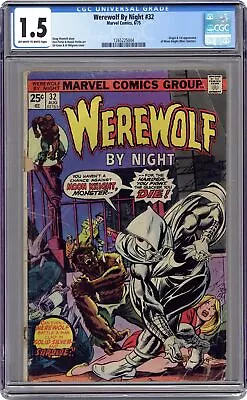 Buy Werewolf By Night #32 CGC 1.5 1975 1265225004 1st App. Moon Knight • 348.26£