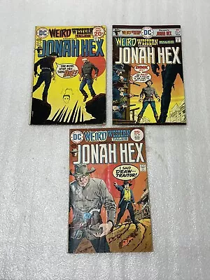 Buy Lot Of 3 DC Super-Stars ~ Weird Western Tales Jonah Hex #24, 29, 31 ~ Bronze Age • 23.82£