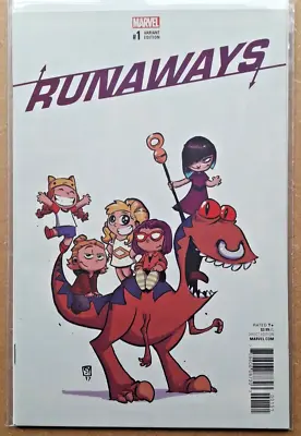 Buy RUNAWAYS 2017 #1 Skottie Young Variant New Bagged And Boarded • 20£