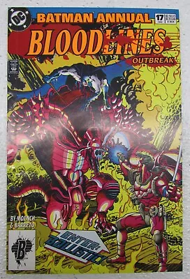 Buy Dc Comic Book Batman 1993 Annual Bloodlines Outbreak #17 • 7.87£