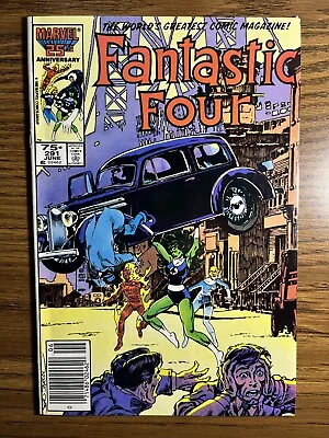 Buy Fantastic Four 291 Newsstand John Byrne Cover Inspired By Action Comics 1 1986 • 7.16£