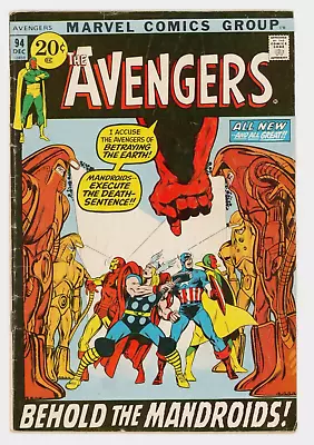 Buy Avengers #94 VG-FN 5.0 Kree Skrull War - Neal Adams Art • 16.95£