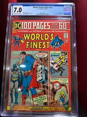 Buy World's Finest Comics #226, CGC 7.0 Vintage 110 Page DC Comic, 1974 • 117.95£