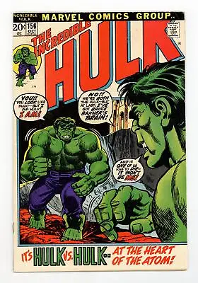 Buy Incredible Hulk #156 VG/FN 5.0 1972 • 47.32£