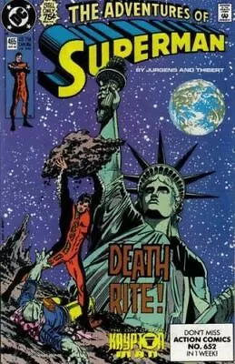 Buy Adventures Of Superman #465 - DC Comics - 1990 • 8.95£