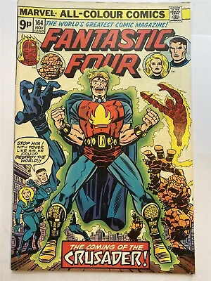 Buy FANTASTIC FOUR #164 UK Price 1st Frankie Raye Marvel Comics 1975 VF • 17.95£