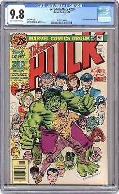 Buy Incredible Hulk #200 CGC 9.8 1976 4186814009 • 320.68£