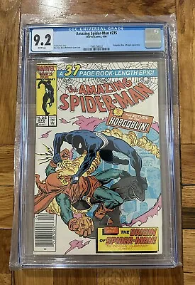 Buy The Amazing Spider-Man #275 CGC 9.2 White Pages Marvel 1989  • 47.50£