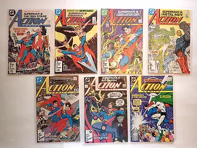 Buy 1987-1988 Action Comics 584,588-592,596, Byrne, Superman • 17.37£