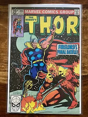 Buy Thor 306. 1981. Features The Firelord. Key Bronze Age Issue. VG • 2.99£