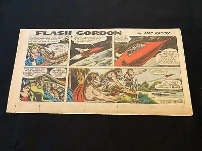 Buy #08  FLASH GORDON By Mac Raboy Lot Of 29 Sunday Third Page Comic Strips 1963 • 19.82£
