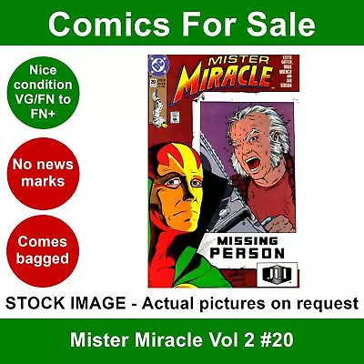Buy DC Mister Miracle Vol 2 #20 Comic - VG/FN+ 01 October 1990 • 3.99£