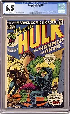 Buy Incredible Hulk #182 CGC 6.5 1974 4126079003 • 197.05£