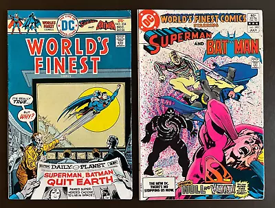 Buy World's Finest #234 And #293 DC Comics 1975, 1983 Batman & Superman • 3.95£